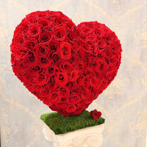 Love Heart Rose Arrangament